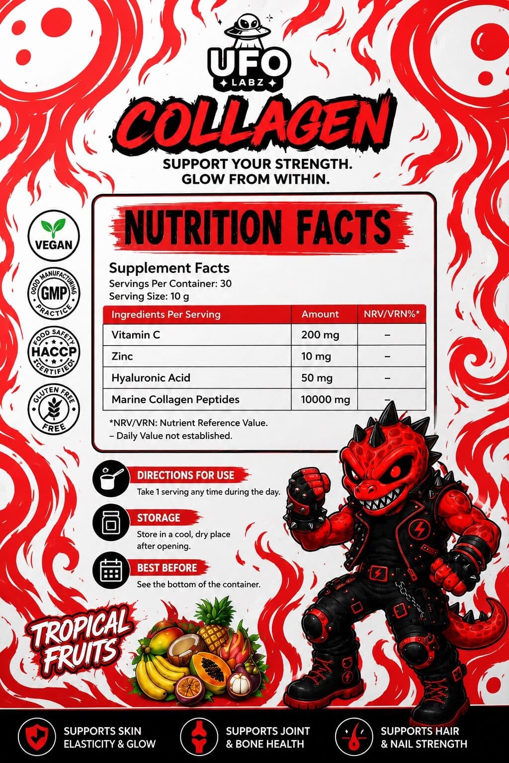 ASTRO COLLAGEN PEPTIDE - Nutrition Facts